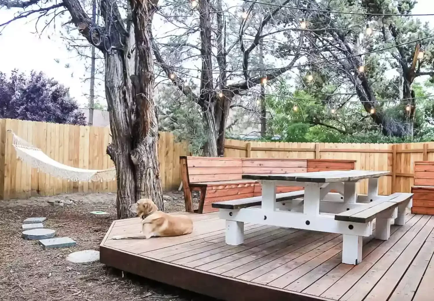 Attach a Hammock to the Fence