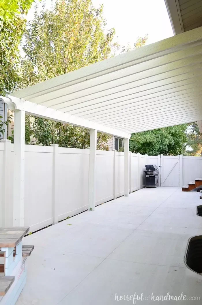 26 Creative DIY Backyard Shade Solutions on a Budget 14 Attached Patio Pergola