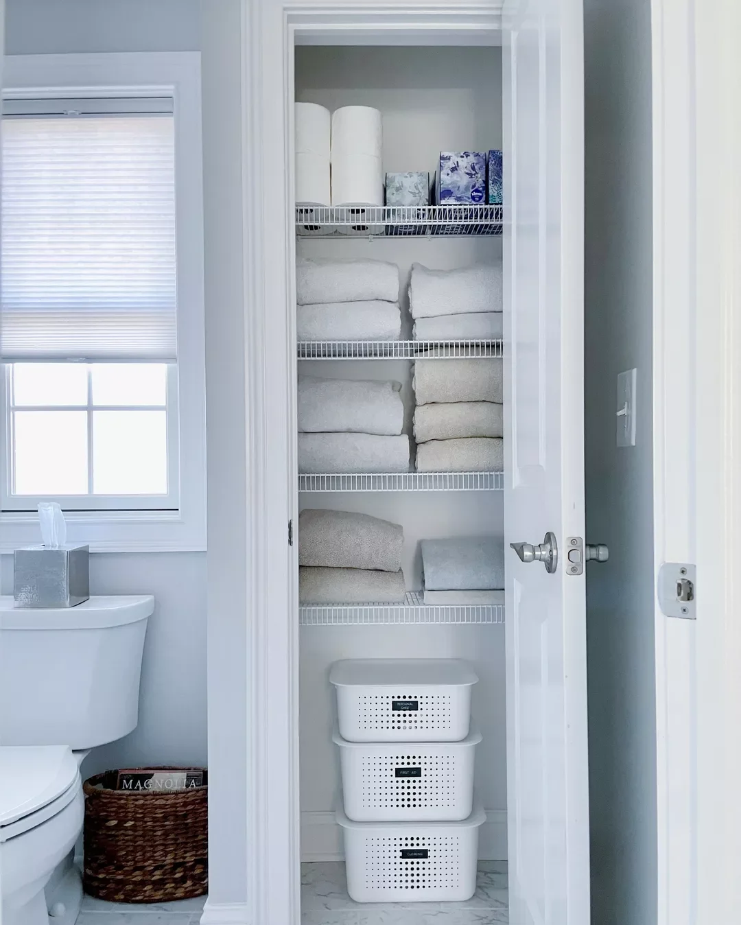 Transform Your Bathroom Closet: 23 Smart Organization Ideas That Actually Work Avoid Over-Crowding
