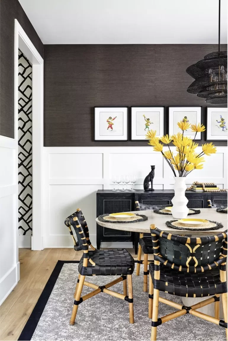 32 Stunning Dining Room Wainscoting Ideas That Will Transform Your Space B&W Wainscoting