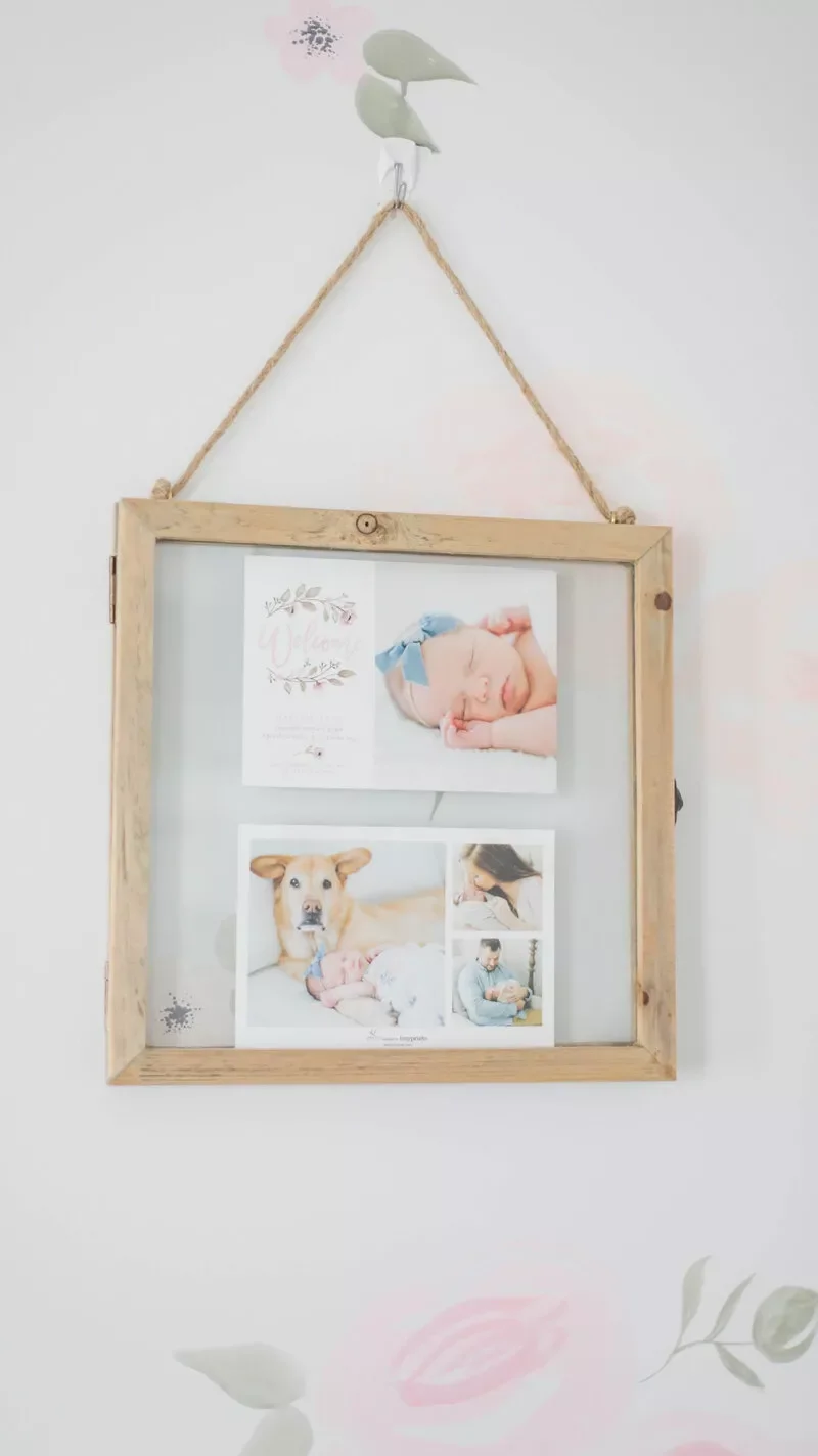 26 Creative Family Photo Wall Ideas That Will Transform Your Home 4 Baby’s Hanging Frame