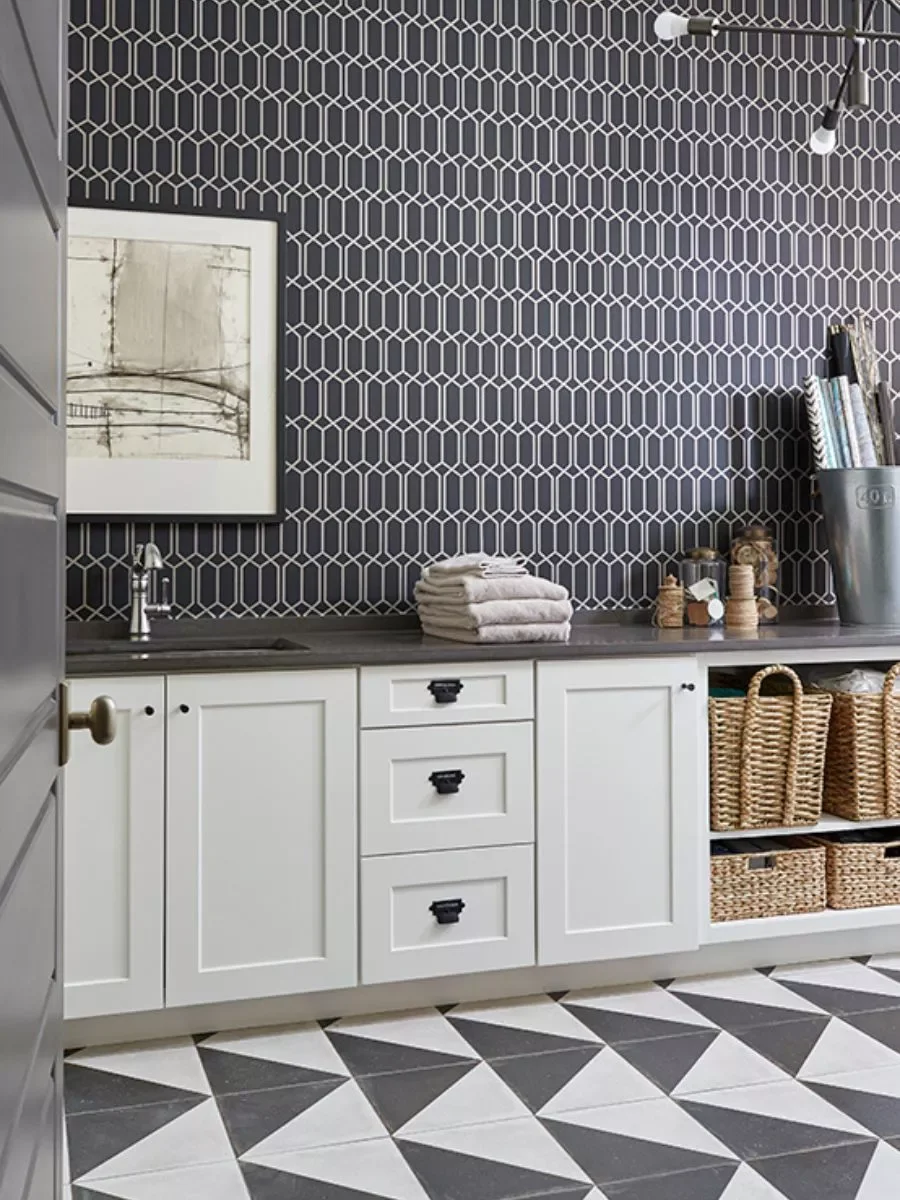 30+ Stunning Tile Ideas That Will Transform Your Laundry Room Backsplash