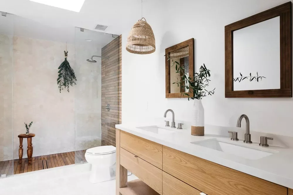 35 Stunning Minimalist Bathroom Ideas That Will Transform Your Space 21 Balinese Inspiration