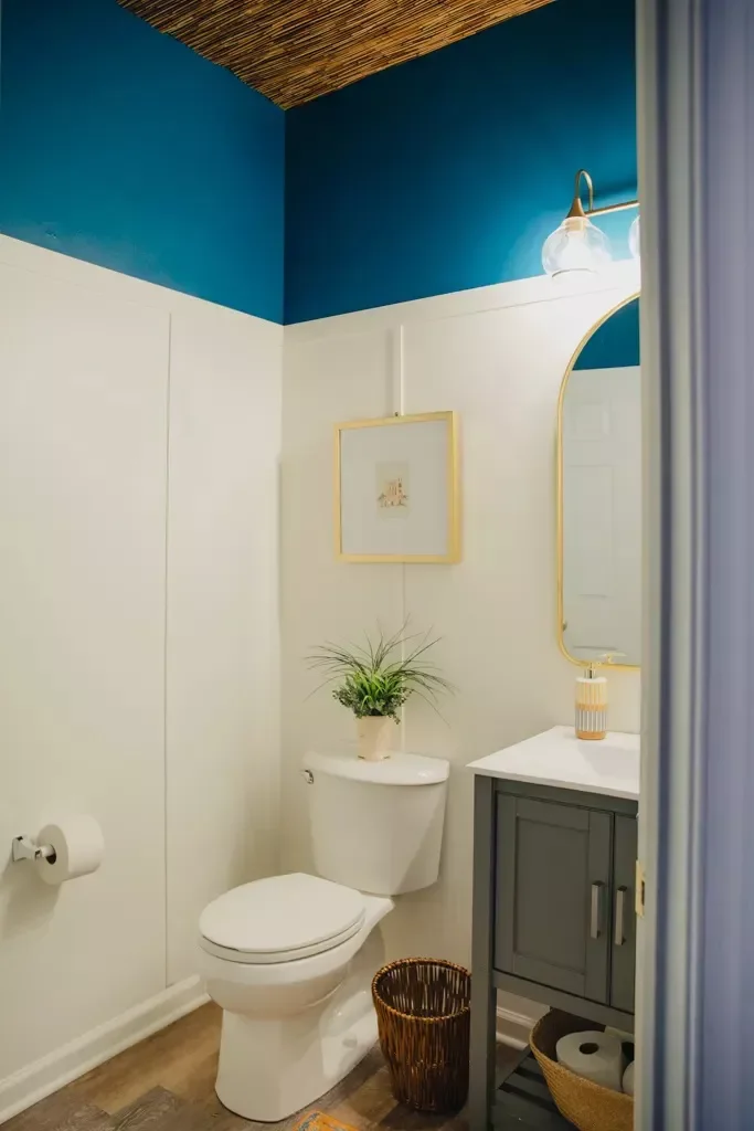 33 Japandi Bathroom Ideas for Ultimate Zen Transformation Bamboo Ceiling