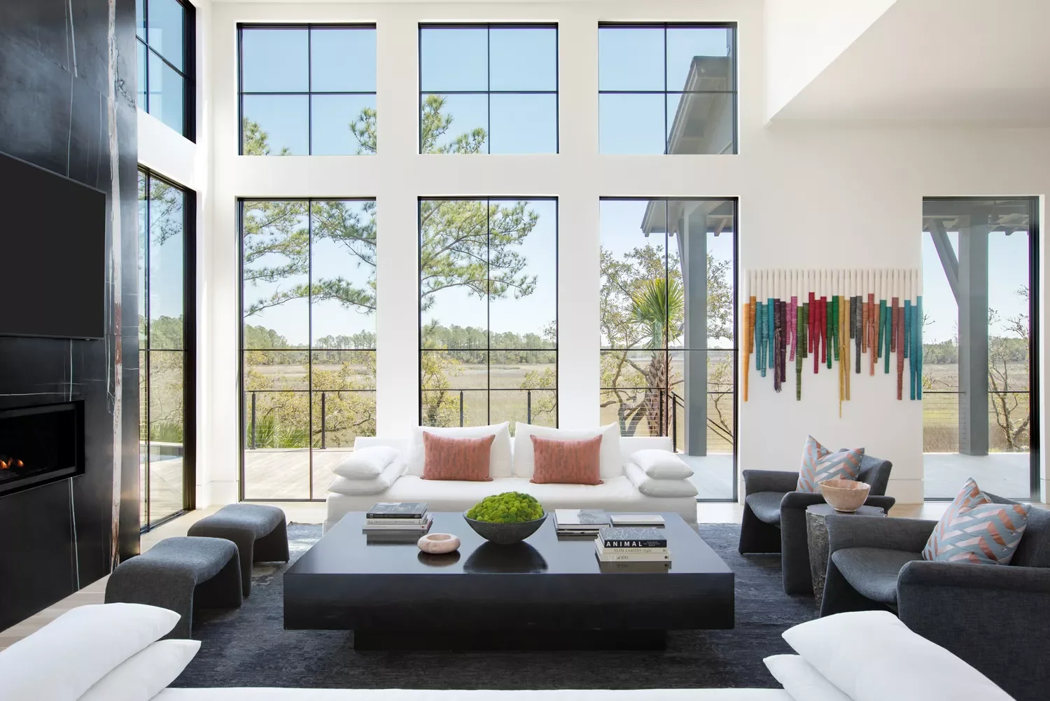 45 Contemporary Living Room Ideas That Create Timeless Style Bare Windows