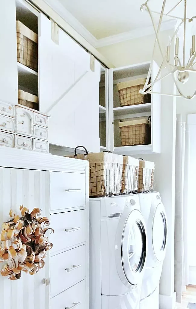 26 Stunning Laundry Room Cabinet Ideas That'll Transform Your Space Barn Door Cabinet Closure