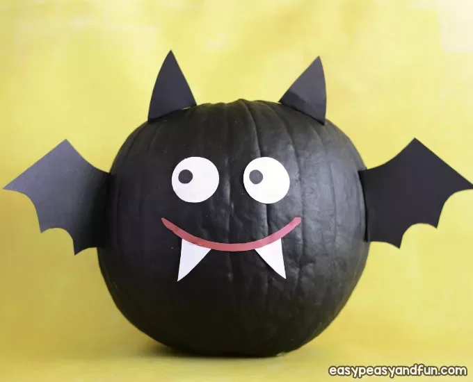 90 Creative Halloween Pumpkin Decorating Ideas to Try This Season 76 Bat Pumpkin
