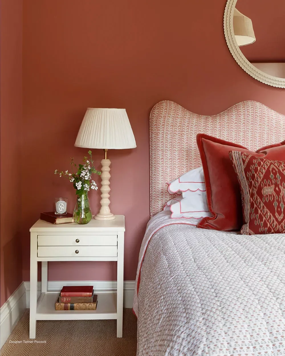 19 Stunning Red Bedroom Ideas That Will Transform Your Space 2 Bathe Walls in Soft Red