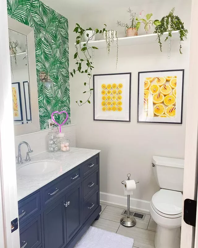 20 Stunning Bathroom Art Ideas to Transform Your Space 12 Be Bright and Cheerful