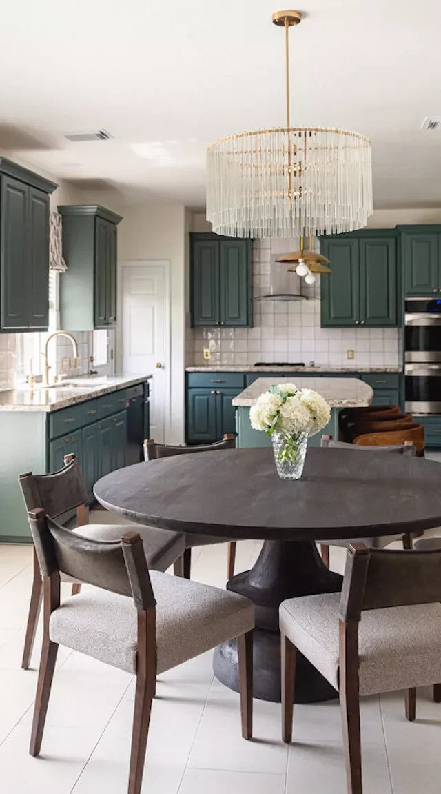 37 Stunning Green Kitchen Cabinet Ideas That Will Transform Your Space Be Mindful of Accents