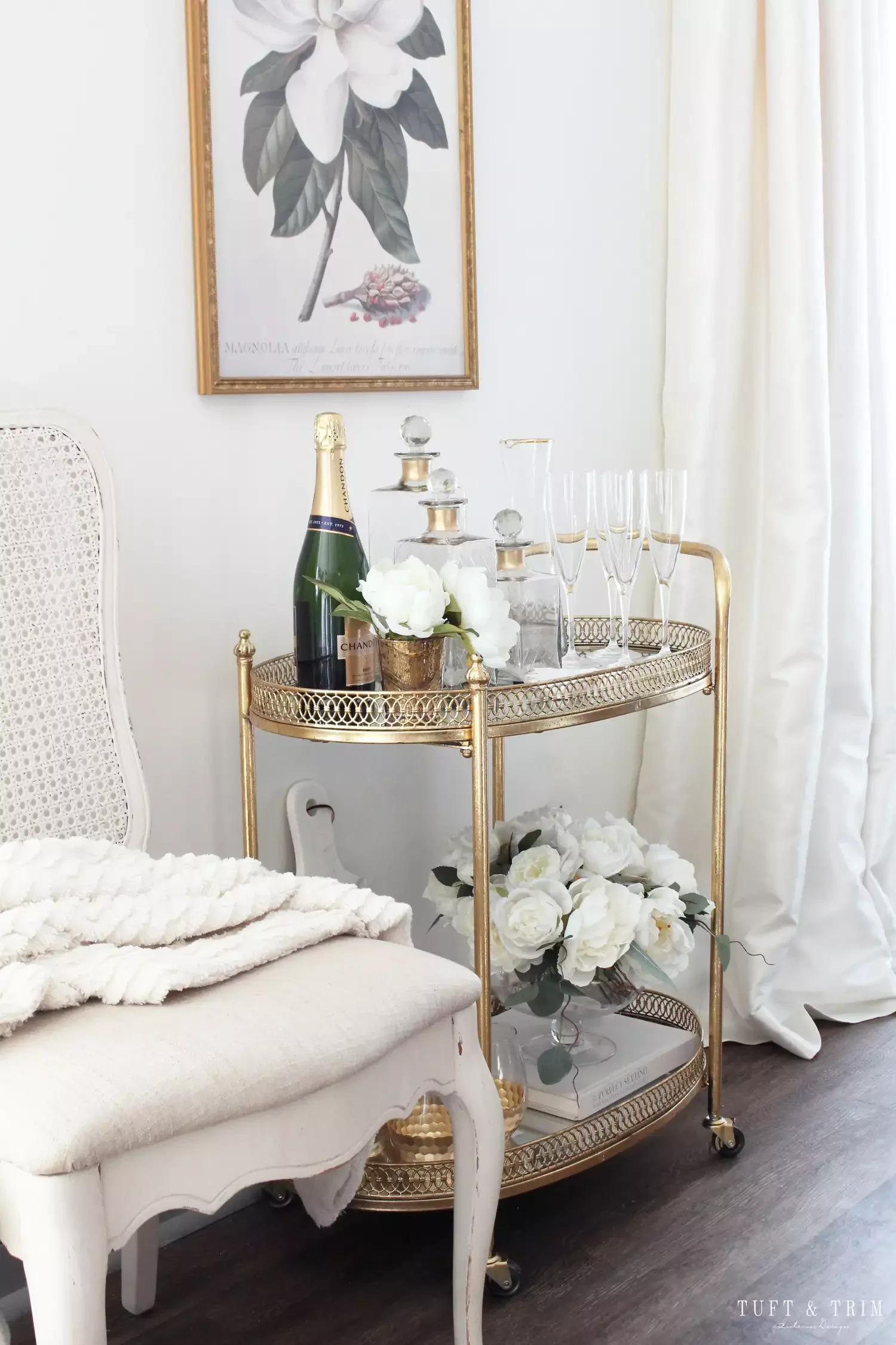 33 Stylish Bar Cart Ideas That'll Transform Your Home Entertainment Game 31 Be Romantic