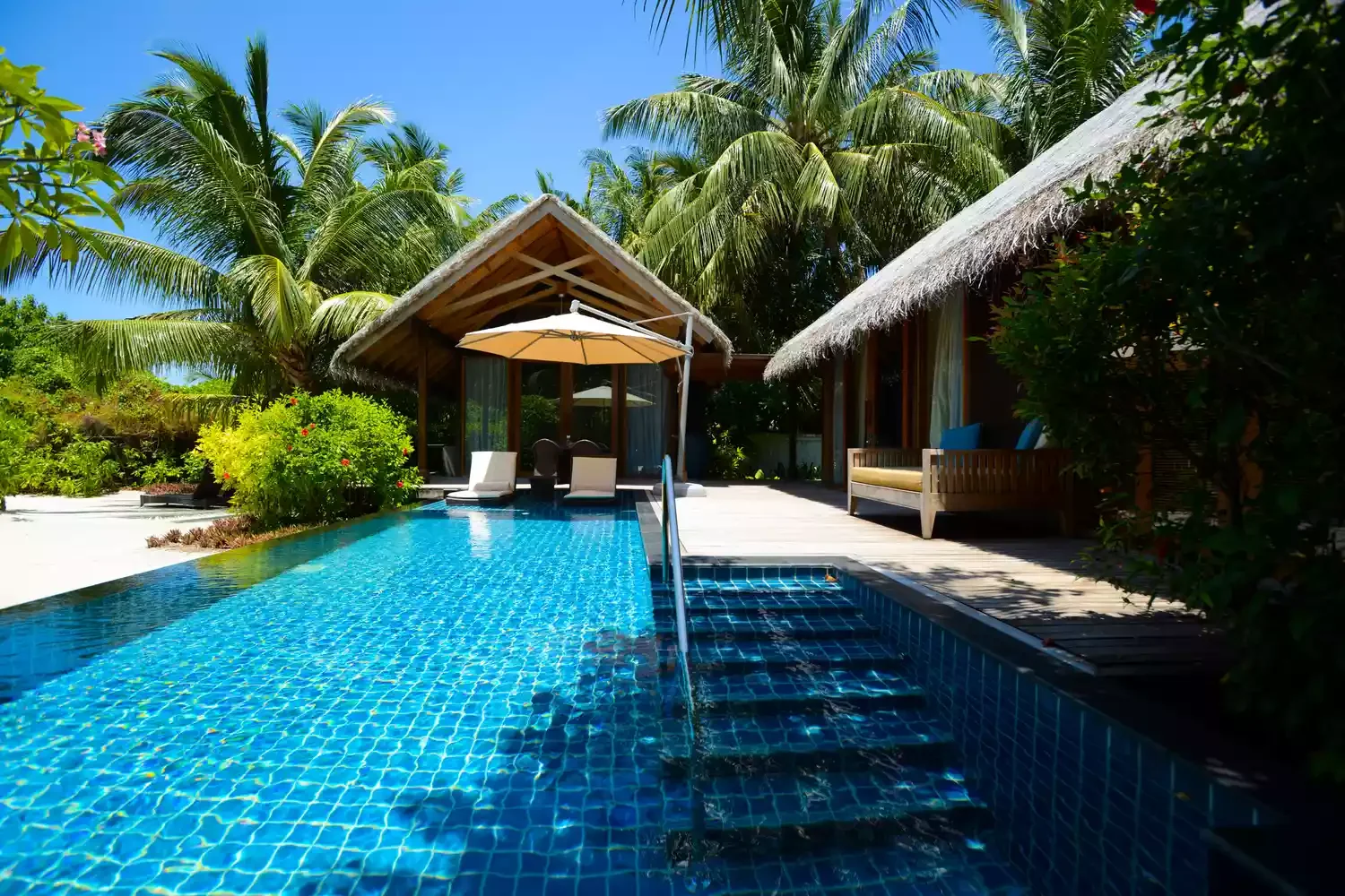 22 Stunning Pool Cabana Ideas to Transform Your Backyard Into a Luxury Resort 11 Beach House Pool Cabana