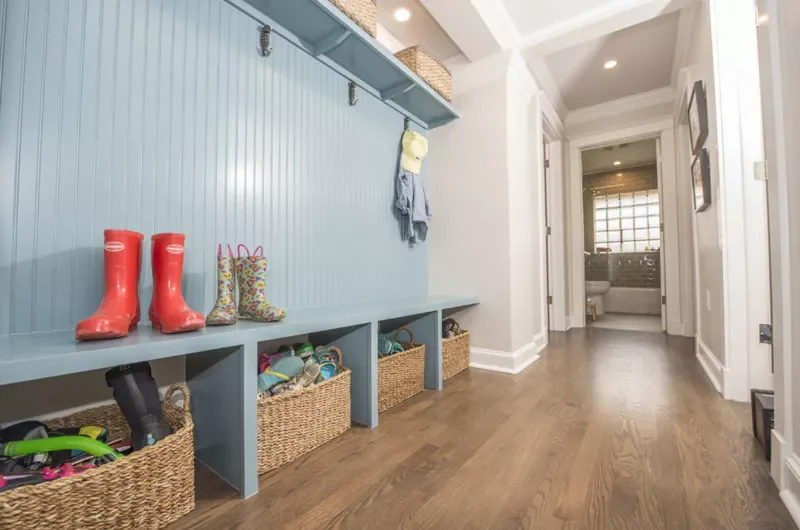 25 Stunning Mudroom Bench Ideas That Combine Style and Storage 8 Beadboard Paneling