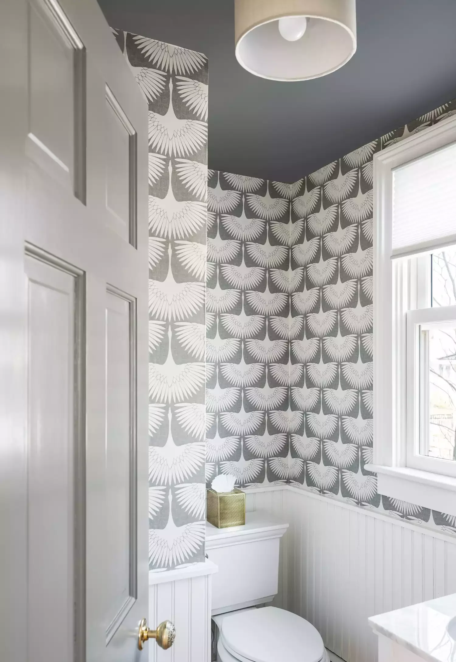30 Stunning Bathroom Wainscoting Ideas That Transform Any Space 2 Beadboard With Wallpaper