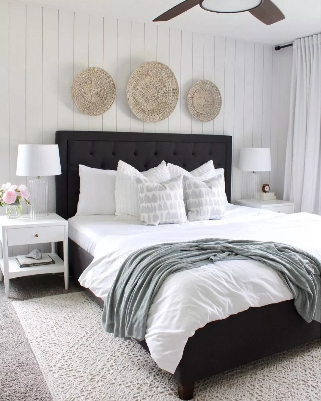 40 White Bedroom Ideas That Will Transform Your Space Into a Stunning Retreat 3 Bedroom With White Shiplap Walls