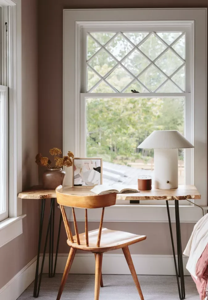 34 Bedroom Chair Ideas That'll Transform Your Space From Boring to Beautiful 20 Bedside Wood Desk Chair