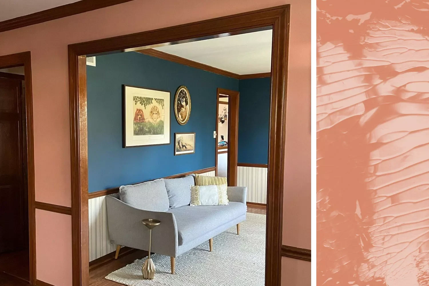 15 Stunning Dark Trim Color Combinations That Transform Your Home 14 Behr King Salmon