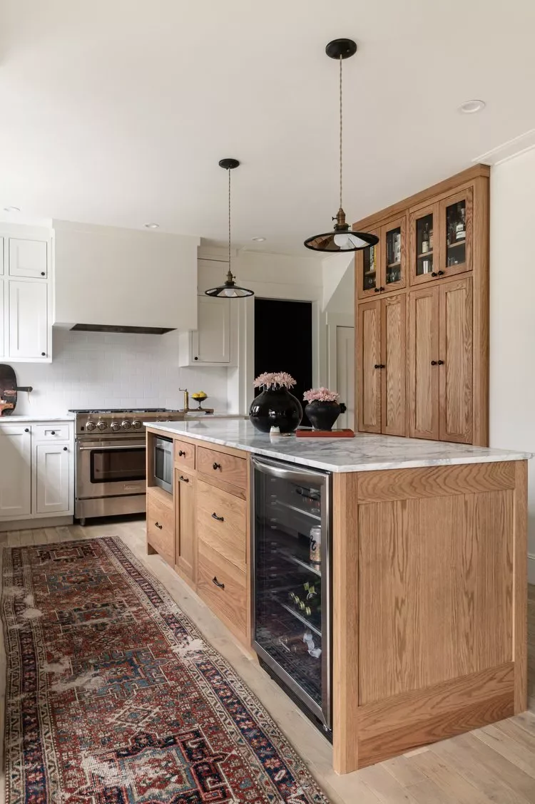 26 Creative Kitchen Island Storage Solutions That Transform Your Space Beverage Fridge