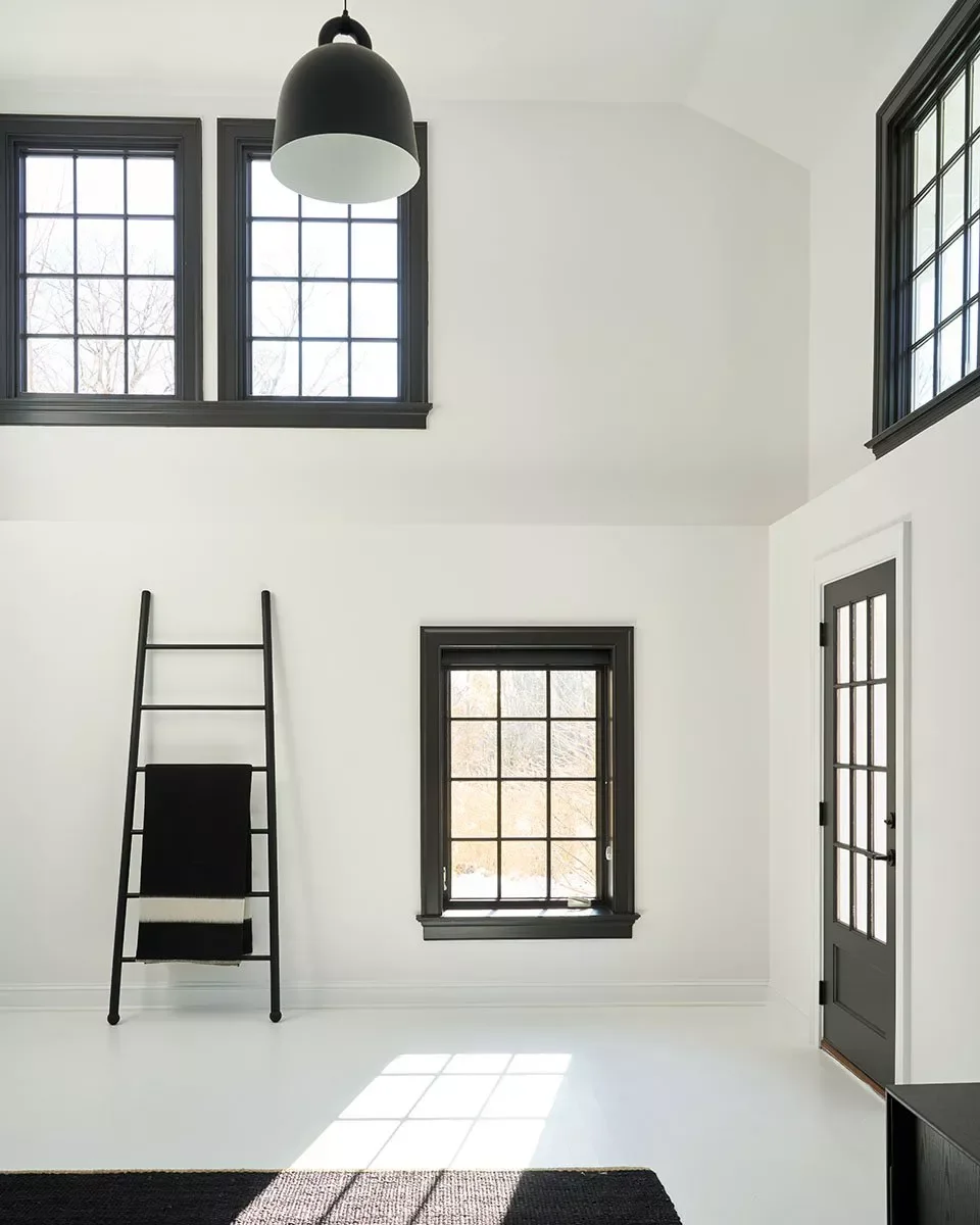 35 Stunning Black Door and White Trim Combinations That Create Perfect High-Contrast Drama 5 Black Door and Windows
