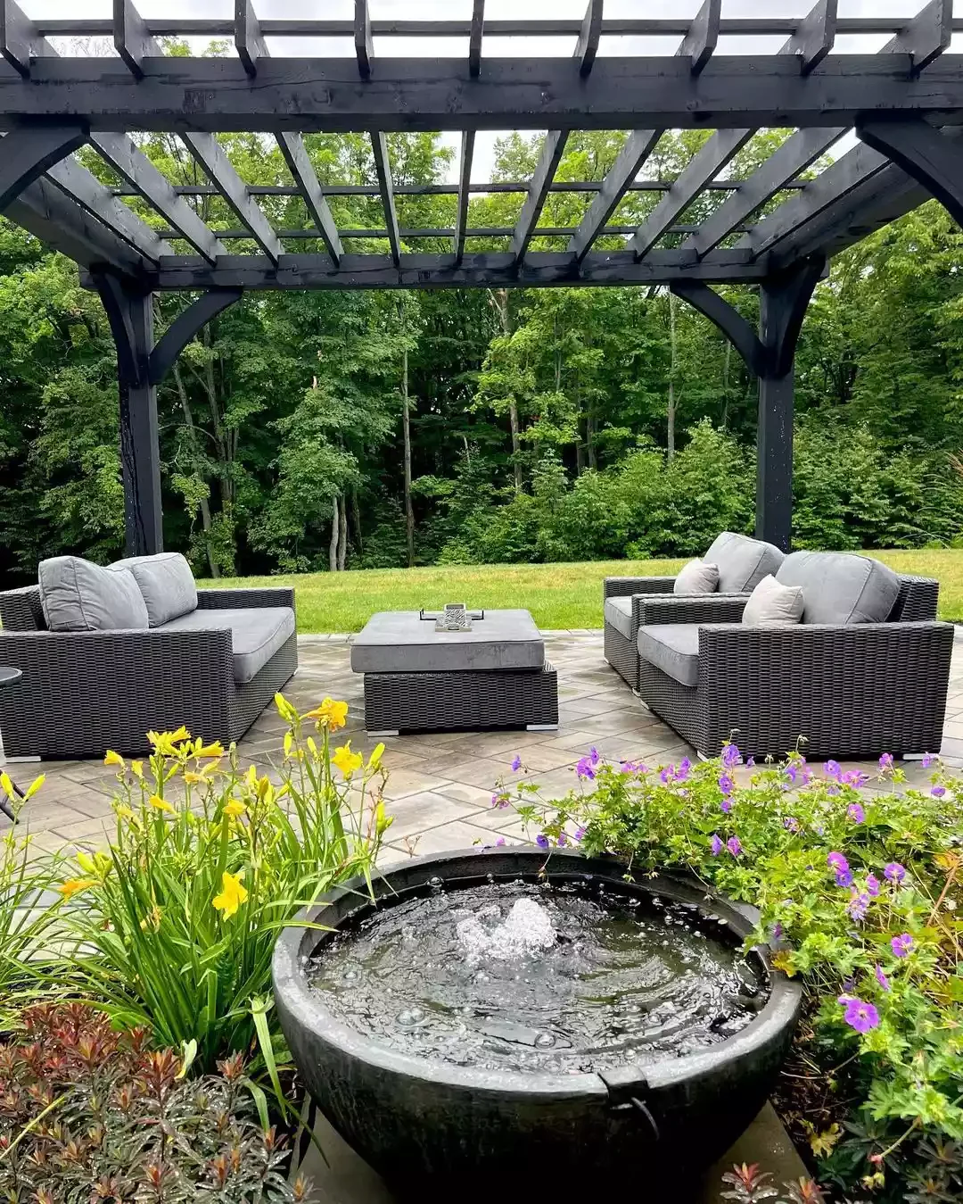 21 Budget Covered Deck Ideas That Transform Your Outdoor Space Black Pergola