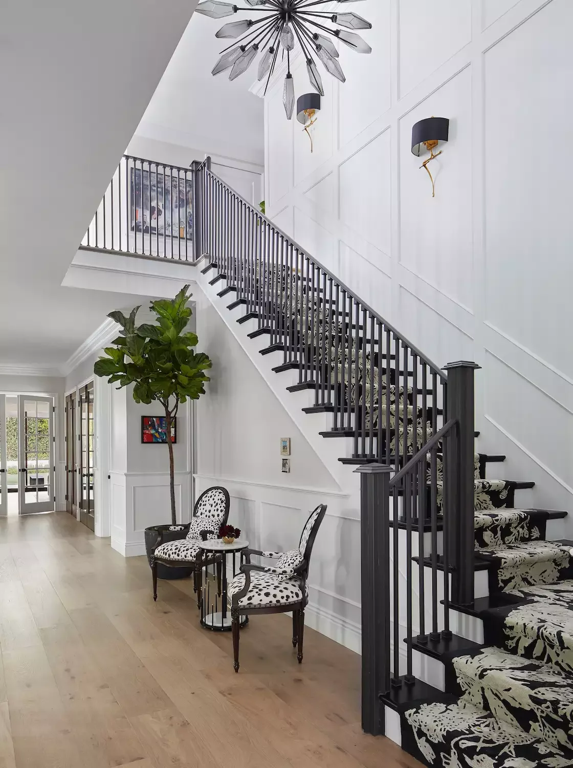 20 Bold Black Staircase Ideas That Will Transform Your Home 7 Black Stairs With Runner
