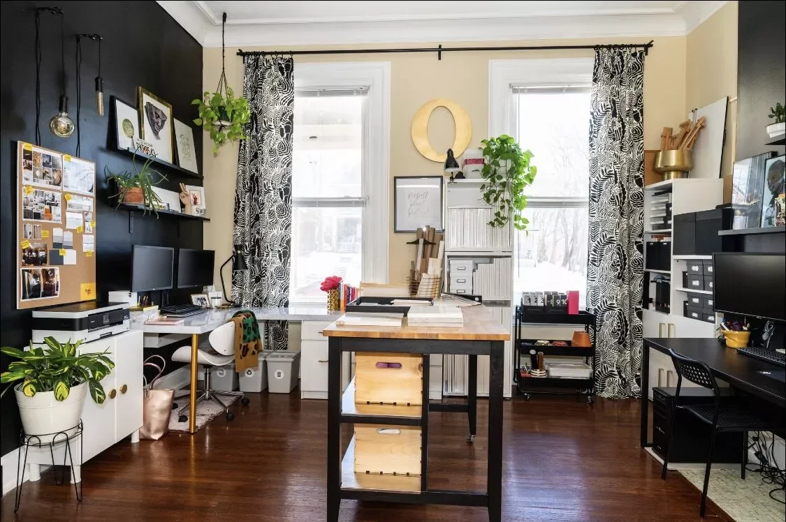 25 Creative Home Office Storage Solutions to Transform Your Workspace Black and White Accessories