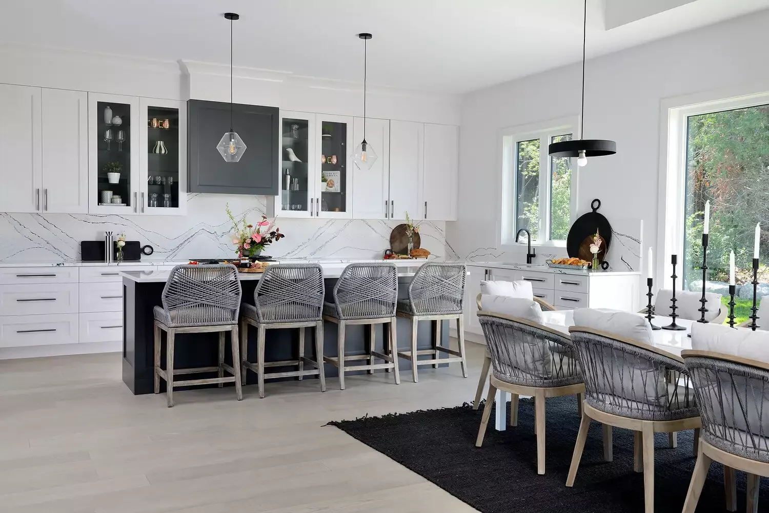 64 Stunning Kitchen Cabinet Ideas to Transform Your Space Black and White Cabinets