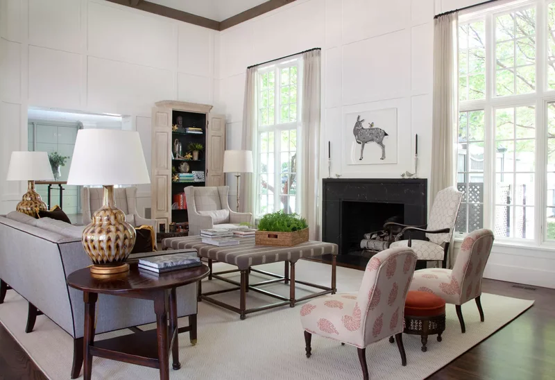 32 Living Room Mantle Decor Ideas That Add Style and Warmth 31 Black-and-White Fireplace Mantel