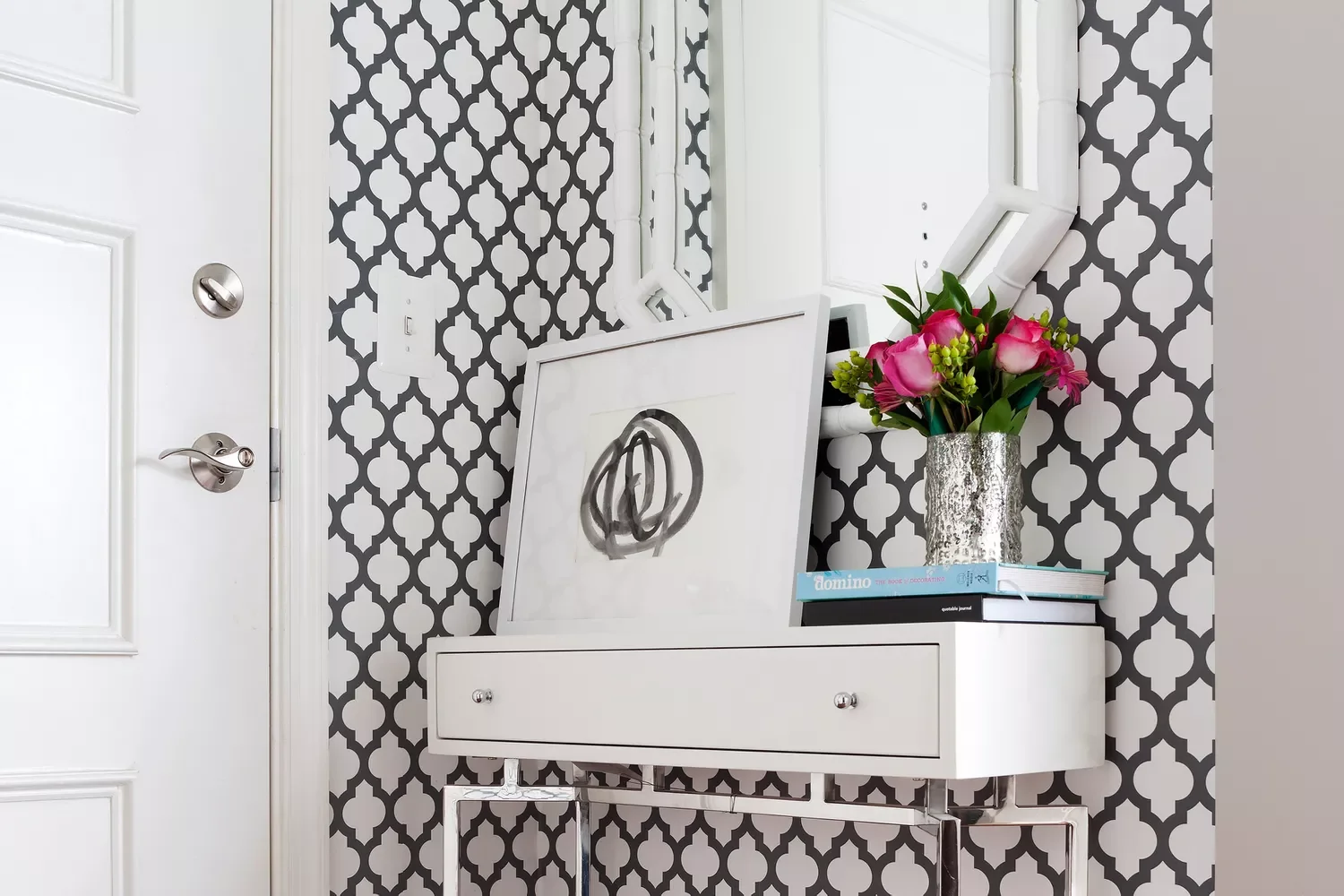 22 Breathtaking Entryway Designs That Create Stunning First Impressions 11 Black and White Small Entryway