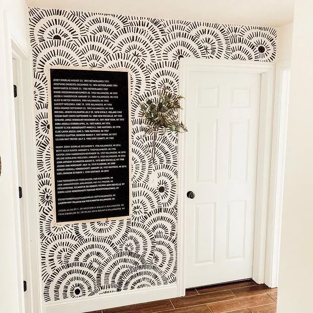 29 Creative Wall Mural Ideas That Will Transform Your Home 27 Black and White Wallpaper Mural