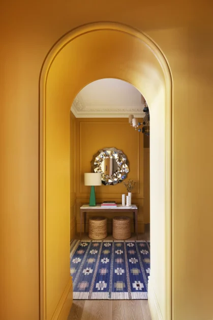 22 Contemporary Foyer Designs That Create Unforgettable First Impressions 12 Blend Different Material Textures