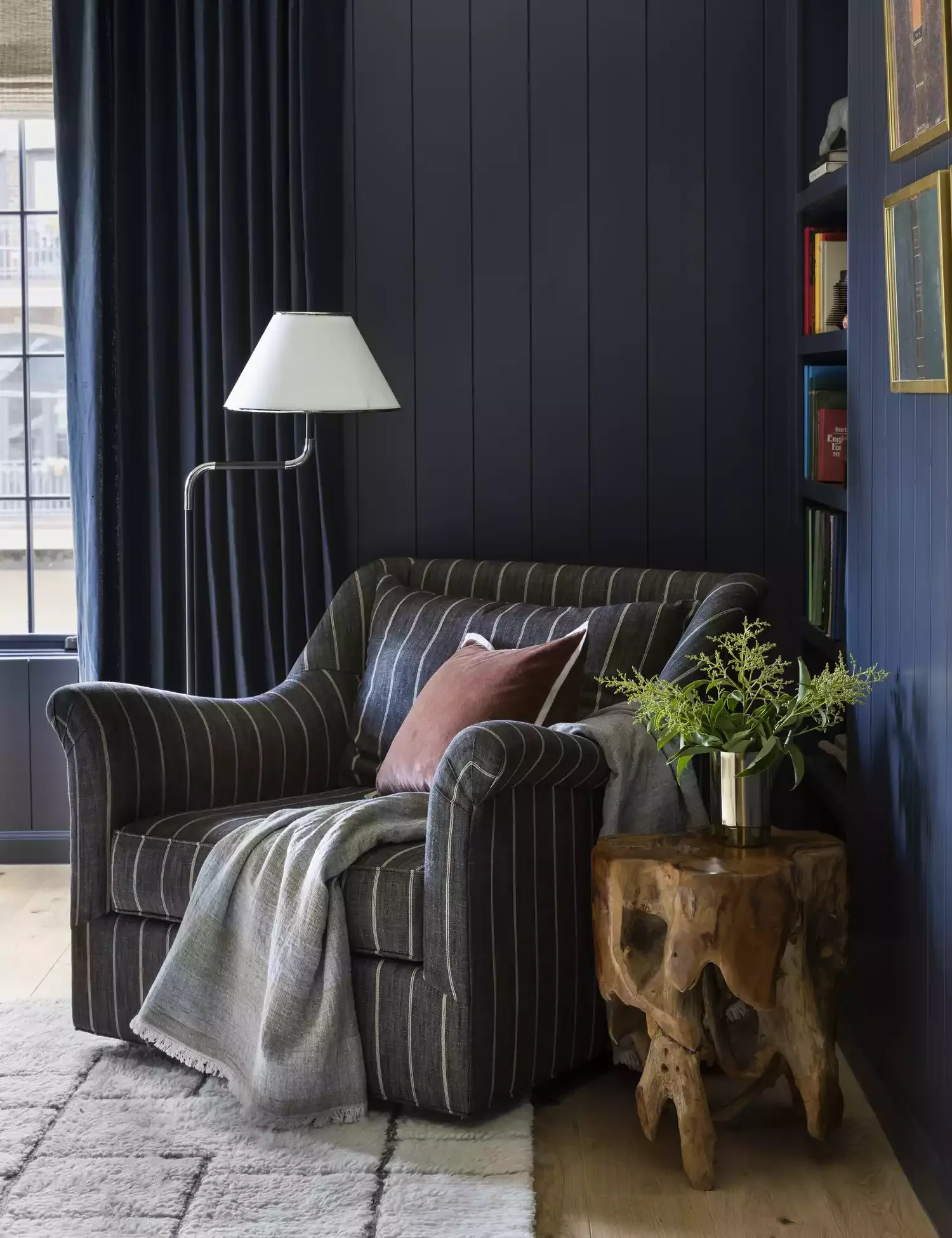 22 Stunning Blue Wall Ideas That Will Transform Your Home 18 Blue Walls and Curtains