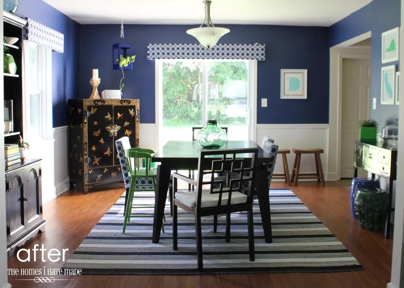 40 Stunning Blue Dining Room Ideas That Will Transform Your Space 7 Blue and Black
