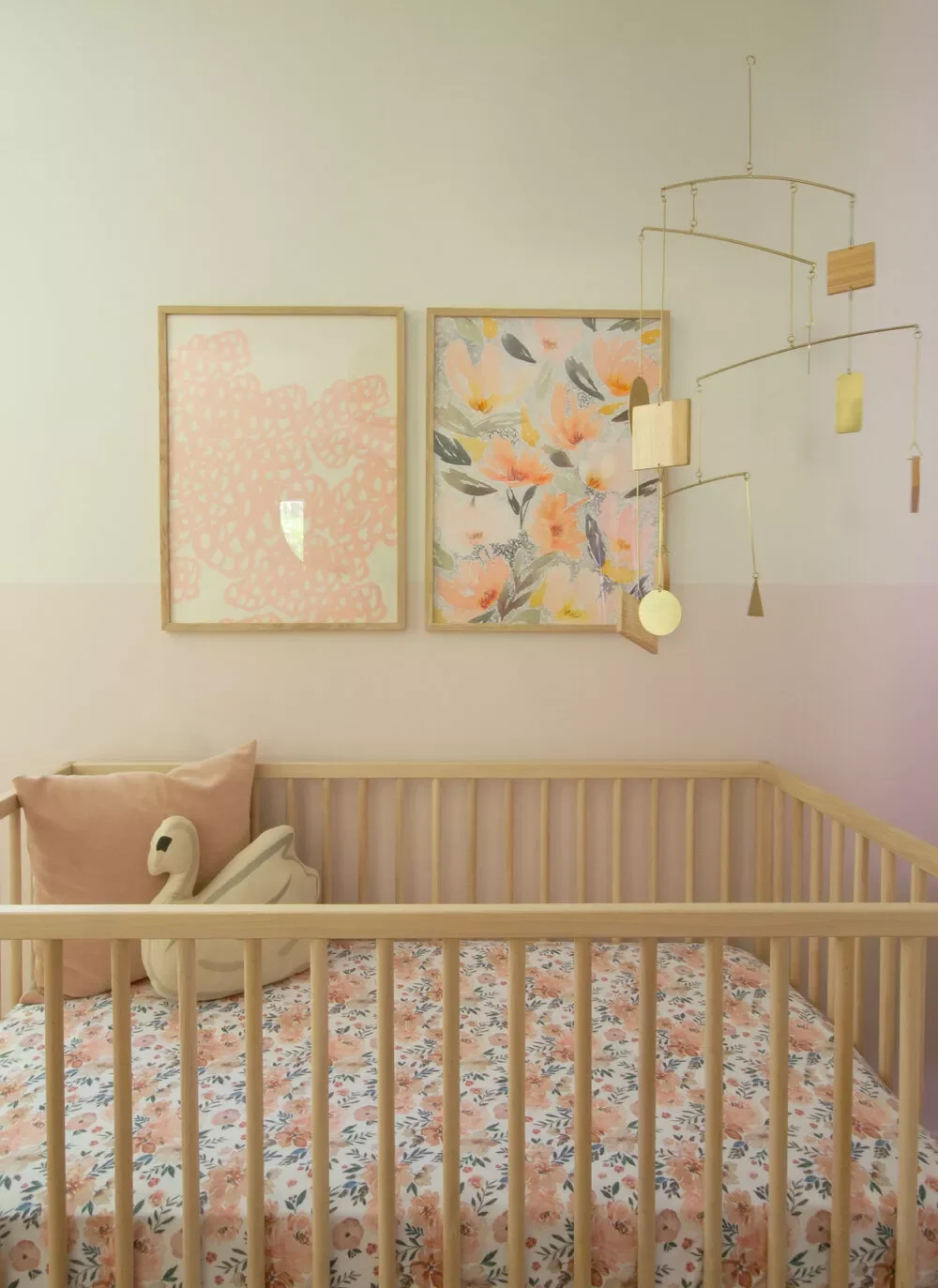 47 Fresh Spring Decorating Ideas to Welcome the New Season 18 Blush Baby Room