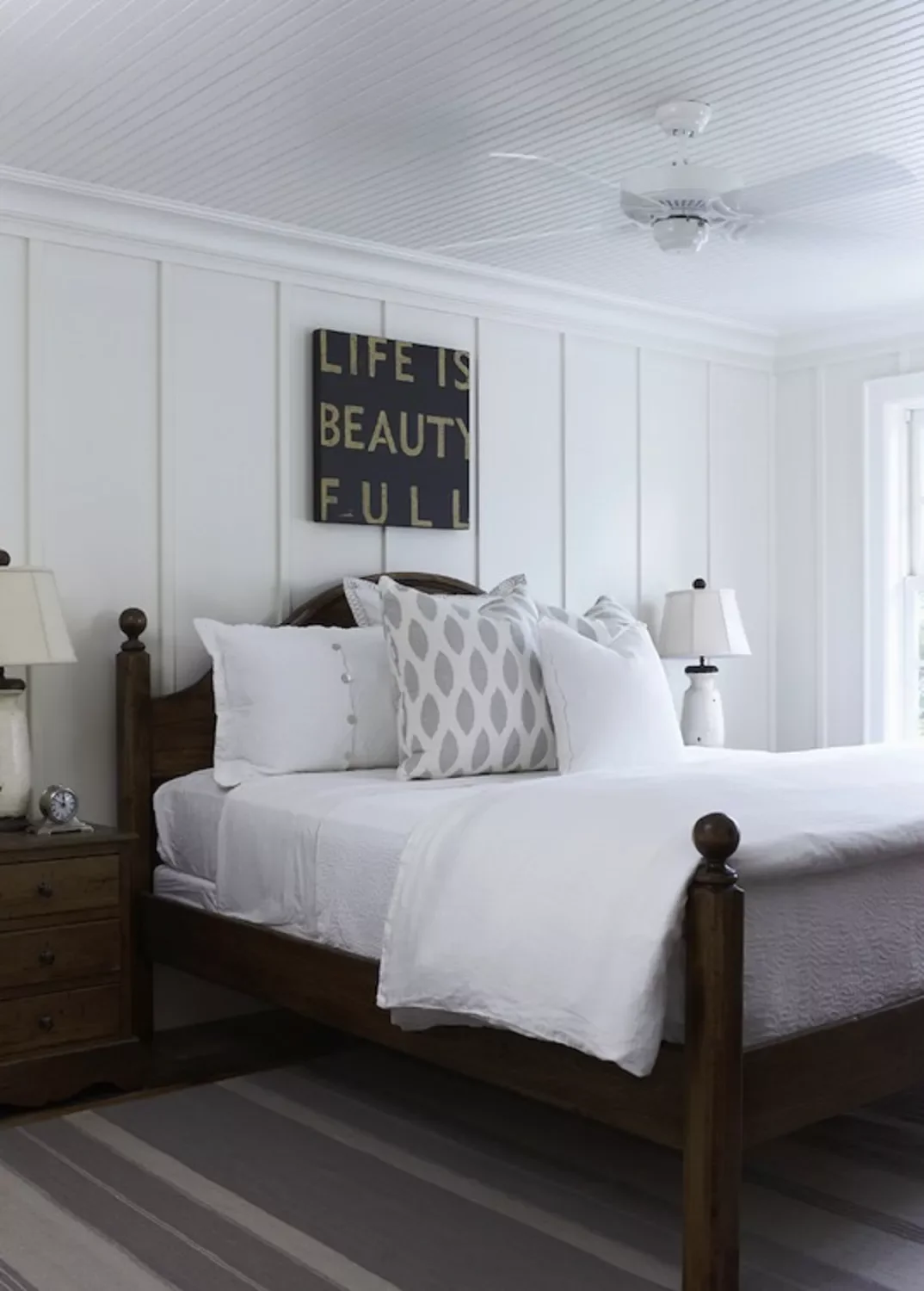 49 Stunning Farmhouse Bedroom Designs That Will Transform Your Space 18 Board and Batten Walls
