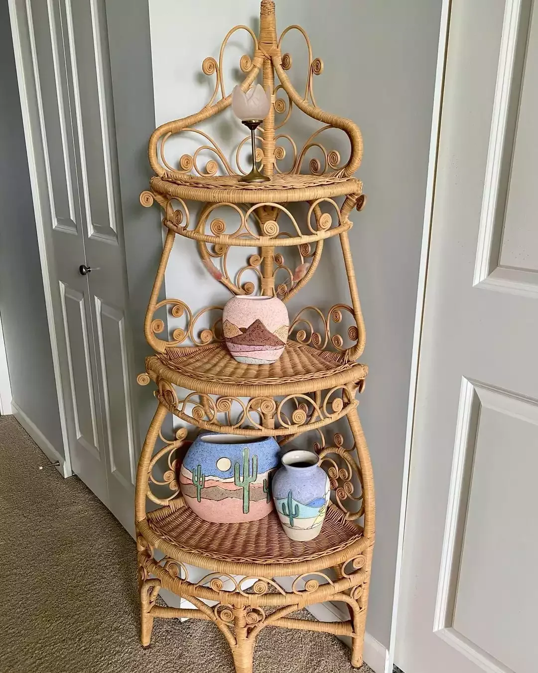 47 Creative Corner Shelf Ideas That'll Transform Your Space Bohemian Corner Shelf