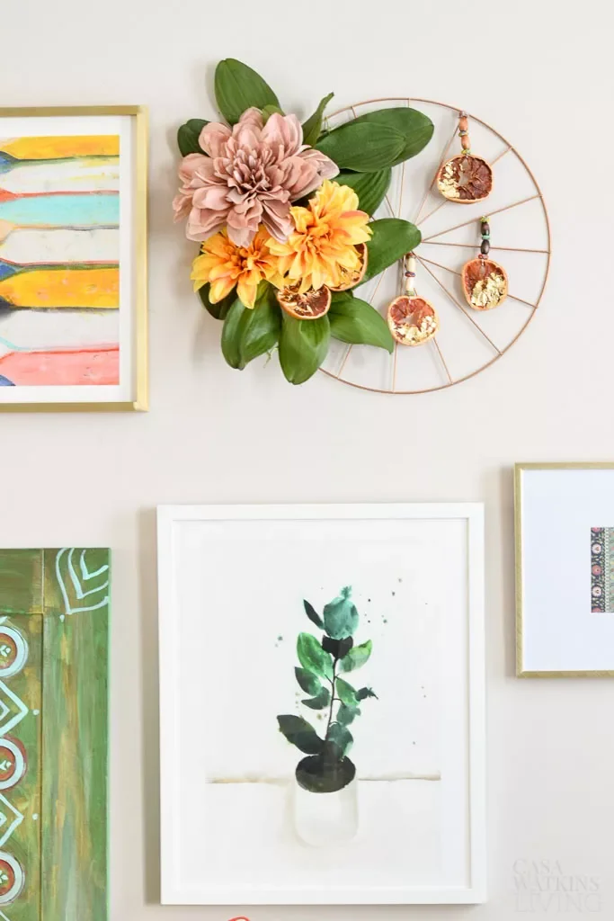66 Beautiful Fall Wreath DIY Ideas to Welcome Autumn Into Your Home 54 Boho-Style Fall Wreath