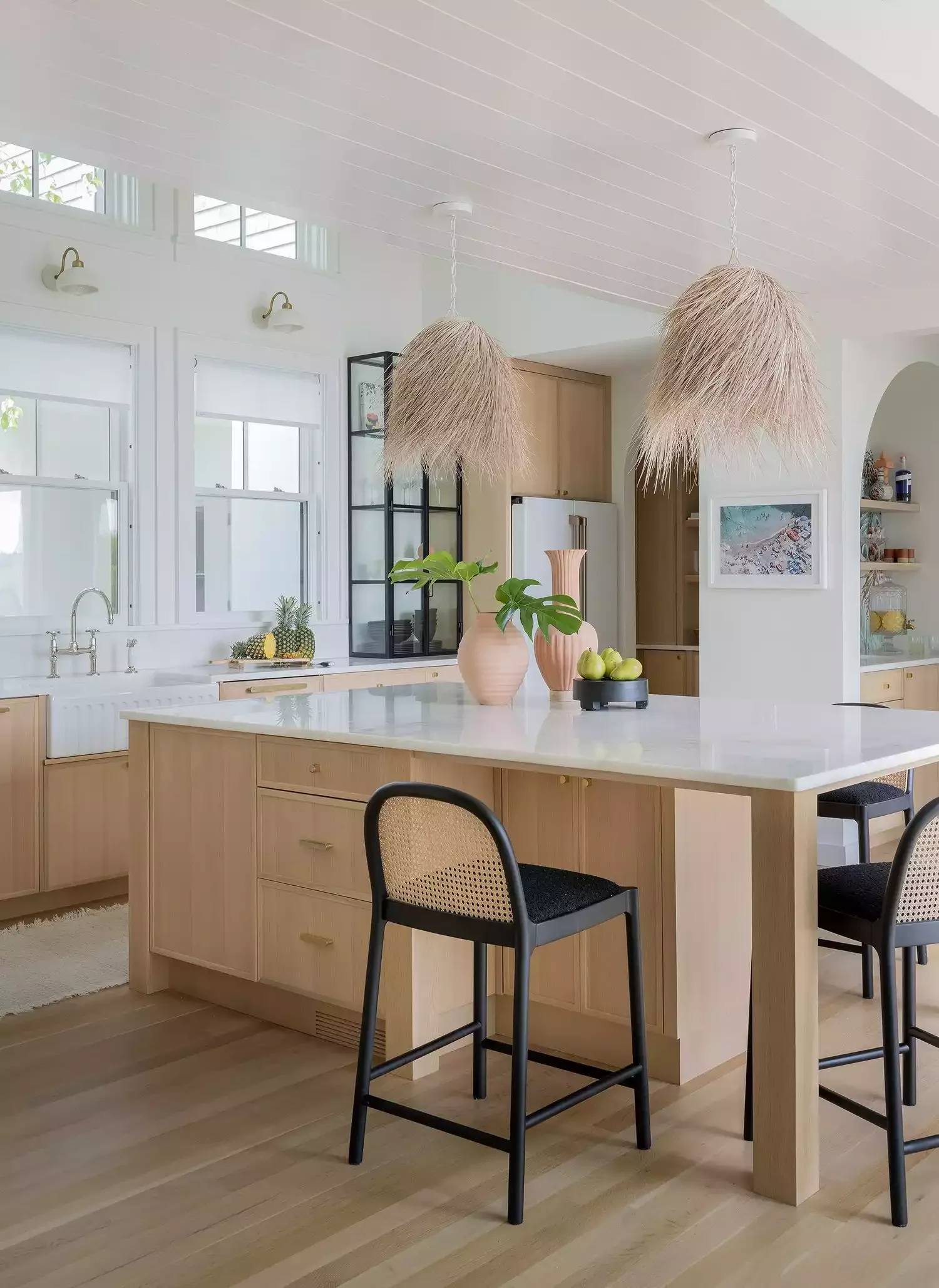 Boho-Style Kitchen Lighting