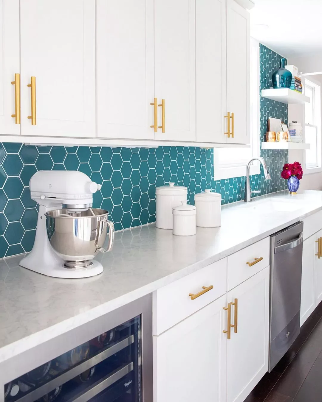 30 Budget-Friendly Small Galley Kitchen Ideas That Actually Work 18 Bold Backsplash