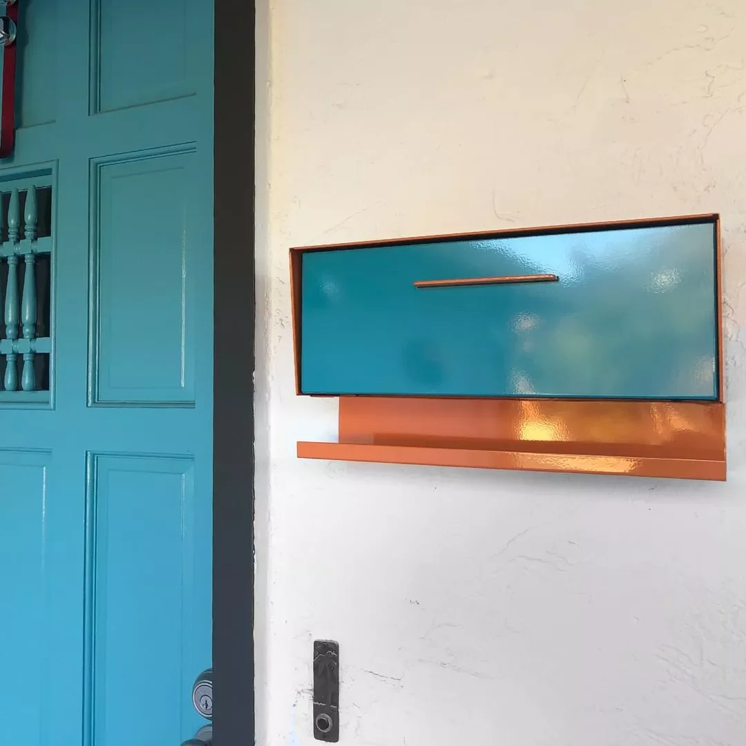 34 Creative Mailbox Ideas to Transform Your Home's Curb Appeal Bold Blue