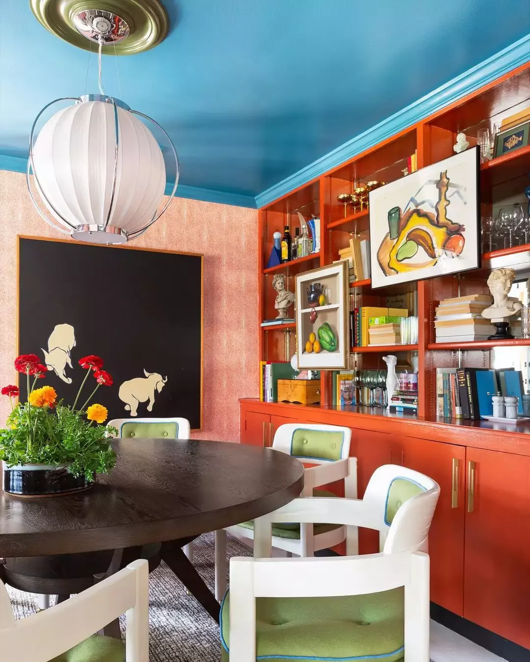 40 Stunning Ceiling Design Ideas to Transform Any Room 2 Bold Contrasting Painted Ceiling