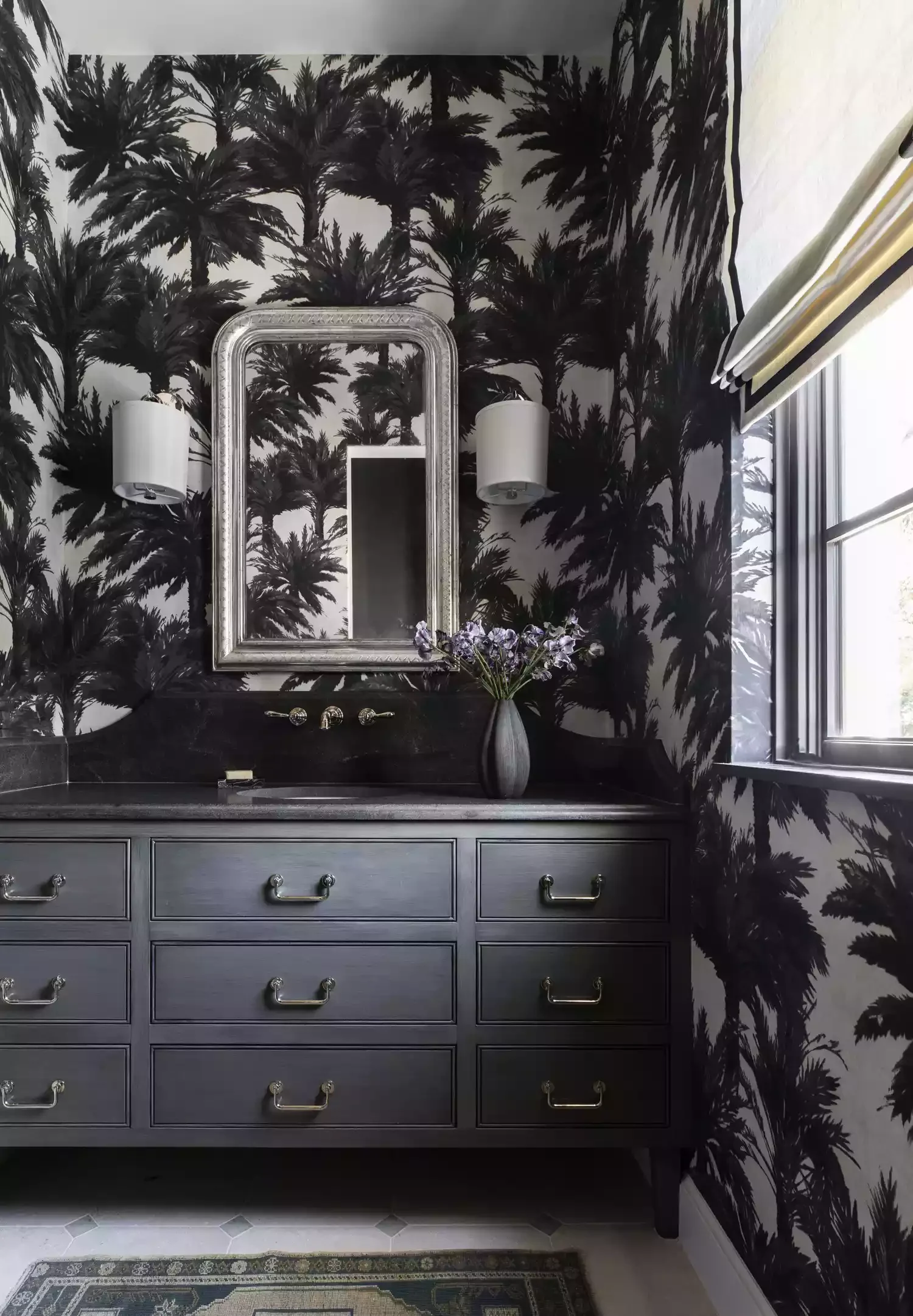 32 Powder Room Design Ideas That Turn Your Small Space Into a Style Statement Bold Wallpaper