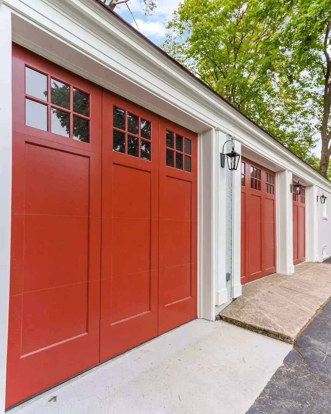 52 Stunning Garage Door Ideas That Will Transform Your Home's Curb Appeal Bold and Eyecatching Red