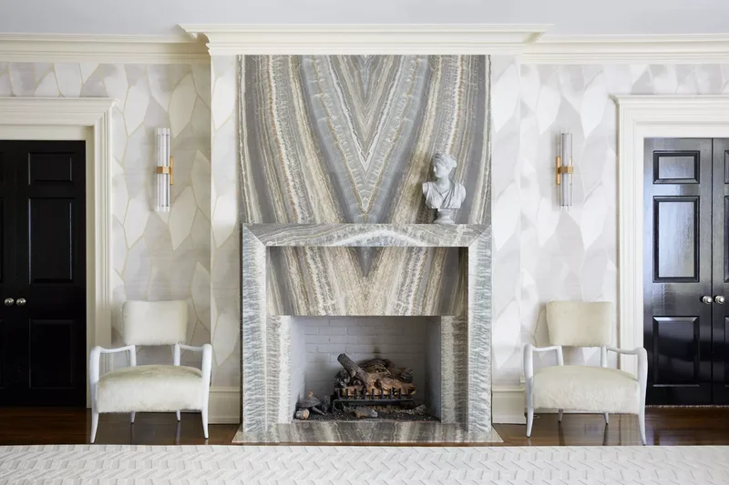 50 Beautiful Fireplace Ideas for Cozy, Elegant Spaces 35 Book-Match Your Marble