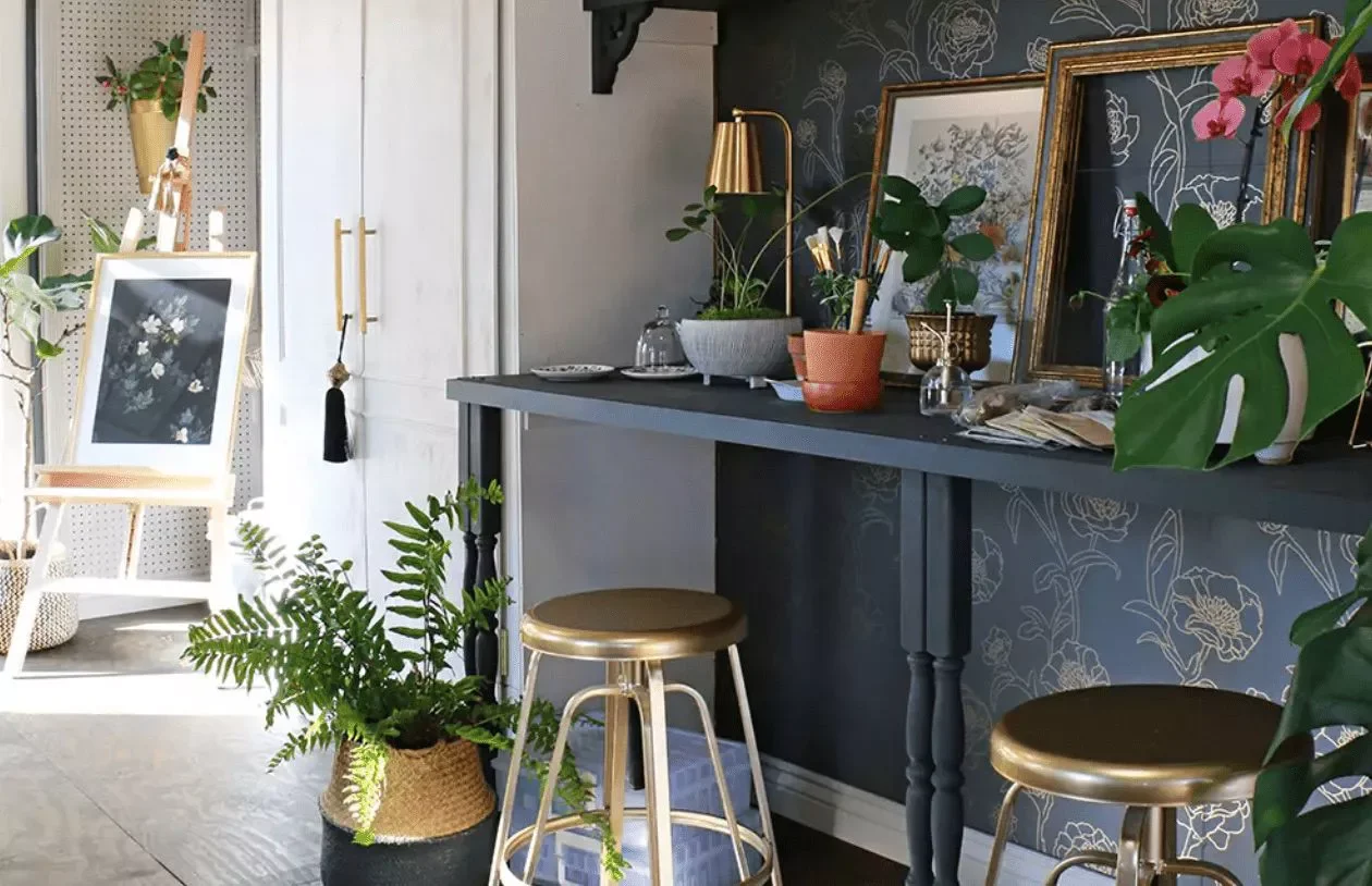22 Stunning Garden Shed Ideas to Transform Your Backyard Into a Personal Sanctuary Botanical-Themed Decor