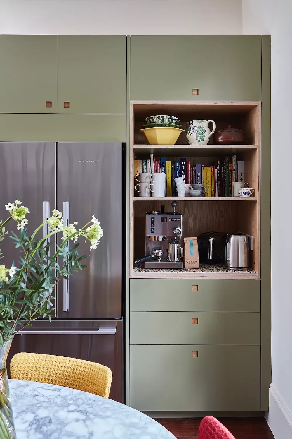 42 Creative Coffee Station Ideas That Will Transform Your Kitchen 16 Bottom Shelf Coffee Station