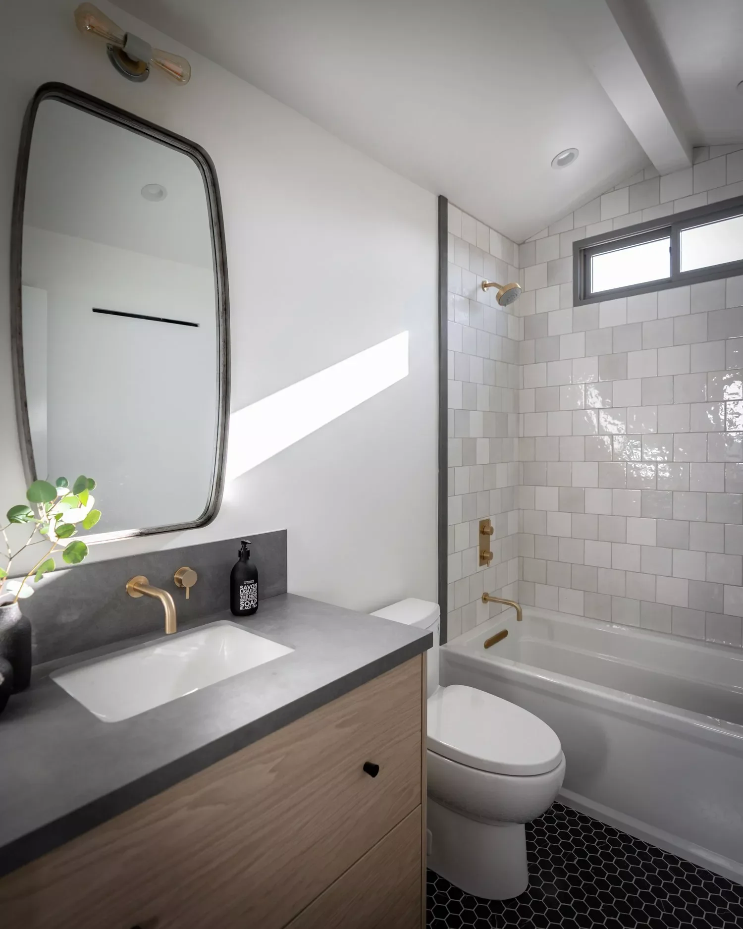 30 Stunning Corner Shower Designs to Elevate Your Bathroom 15 Brass Accented Corner Shower
