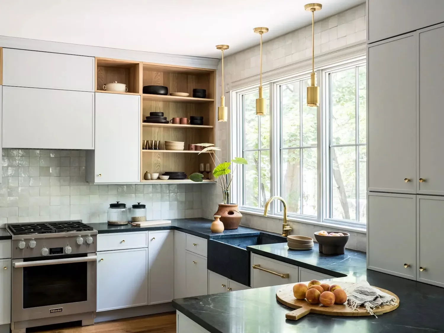 36 Stunning Kitchen Cabinet Hardware Ideas That Transform Your Space Brass on Pale Gray