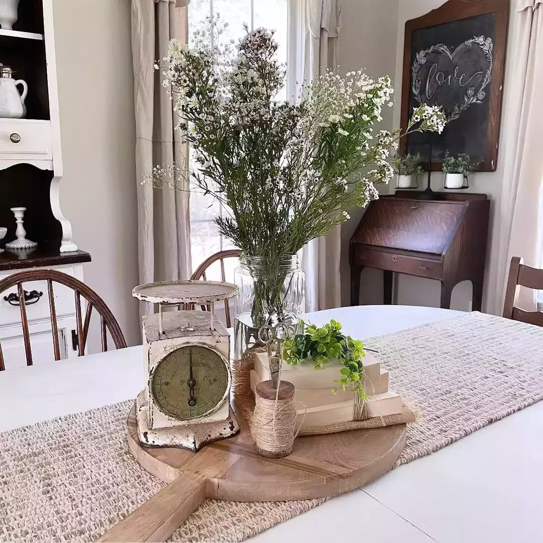 52 Gorgeous Spring Table Centerpiece Ideas to Transform Your Dining Space 13 Break Out a Board