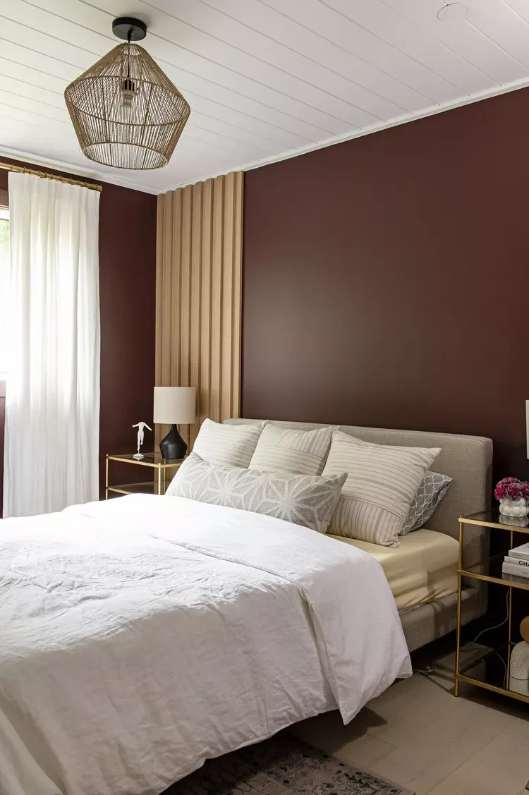 55 Wood Slat Wall Accent Ideas That Make Any Room Look Incredible Break Up a Painted Wall